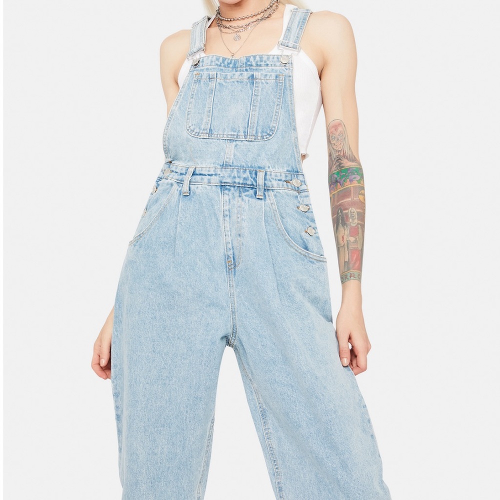 Light wash Denim Overalls